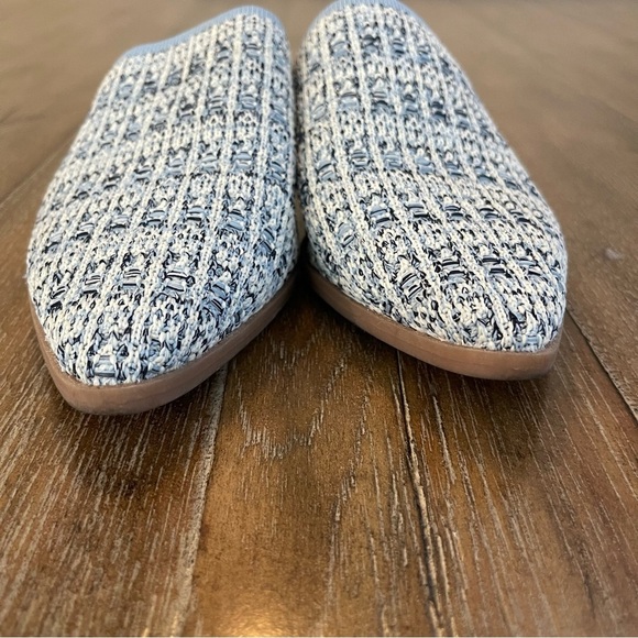 Steven New York Tweed Valera Slip On Mule Pointy Toe Women’s 6.5 Blue - Picture 4 of 5